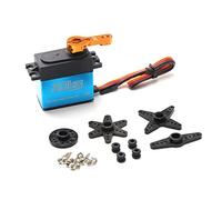 ANKROYU Digital Servo 20kg High Torque 180 Degree Stainless Steel Gear Servo Motor for 1/8 1/10 1/12 Scale RC Cars Robot Manipulator with 25T Arm Durable CNC Precision Gears