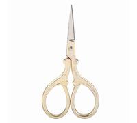 ANKROYU DIY Cross Stitch Antique Sewing Shears Stainless Steel Embroidery Scissors Small Craft Scissor for Cross Stitch DIY and Manual Paper Cutting Art Gold Silver Rose Gold Bron (Gold)