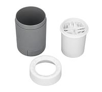 ANKROYU Dog Cleaner Cup Automatic Pet Foot Washer Portable Dog Cleaning Tool for Cats and Dogs Plastic Material Indoor Outdoor Use (Grey)