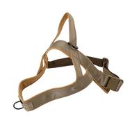 ANKROYU Dog Harness Vest Reflective Breathable Easy Walk Pet Chest Strap Adjustable Control Handle for Small Medium Large Dogs Training Walking Oxford Cloth Khaki (L)