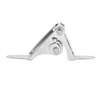 ANKROYU Double Pulley Block Stainless Steel Fishing Roller Guide Tip Durable Fishing Rod Roller Tip for Lure Rod Anchor Rod Boat Rod Iron Rod Made of Stainless Steel Material Avail (L)