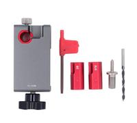 ANKROYU Dowel Maker Jig Professional Woodworking Tool Adjustable Aluminium Alloy Round Rod for Electric Drill 5/16in 3/8in 1/2in Diameter Wood Turning and Crafting Projects