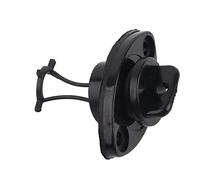 ANKROYU Drain Plug Kit Universal Durable Drain Stopper Bung Screws for Kayak Canoes Dinghy Boat Marine Watercraft PVC Plastic Black 2.2x2.2x1.4inch