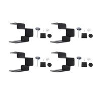 ANKROYU Drawer Panel Installation Clamps 2.45MM Thickened Adjustable Cabinet Drawer Front Fixing Clamp Stainless Steel Hardware Fixture for Woodworking Furniture DIY Projects 4PCS