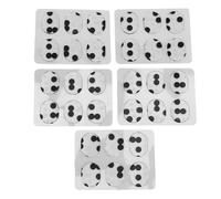 ANKROYU Drum Dampener Gels Professional Grade Soft Silicone Oval Drum Silencers Reduce Vibration Control Overtones for Drums Cymbals Percussion Instruments 30 Pieces 3.3 x 2.6cm