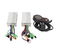 ANKROYU Dual Drive Brushless Motor Controller Kit, LCD Display Electric Bike Controller, Power Output for Electric Cycles, Enhanced Traction System, Aluminum Alloy Housing