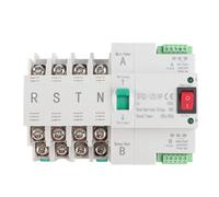 ANKROYU Dual Power Automatic Transfer Switch 100A 4P Smart Electrical Selector Switch with Silver Contacts for Home Office Industrial Use