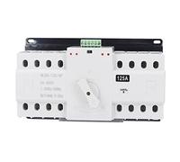 ANKROYU Dual Power Automatic Transfer Switch 125A 400V 4P Circuit Breaker Grade Micro Break ATS NLQ4 Reliable Power Changeover for Commercial Buildings Industrial Facilities