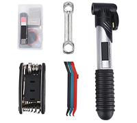 ANKROYU DUUTI Premium Mountain Bike Repair Kit with 16 Tools Cycling Emergency Tool Set for Road Trips Portable Nylon Storage Bag Black 22cm x 9cm x 6cm