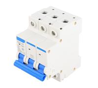 ANKROYU DZ47 63 C25 3P 25A 400V Miniature RCCB Current Circuit Breaker High Performance Electric Leakage Overload Short Circuit Protection for Home Commercial Industrial Use