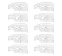 ANKROYU Edge Joining Presser Foot Plastic 10Pcs High Precision Multipurpose Sewing Machine Presser Foot for Quilting Stitching Household Use Durable Lightweight Universal Fit