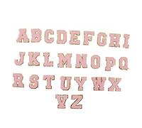 ANKROYU Embroidered Letter Patches 26 Alphabet Iron On Clothing Patches for DIY Customization Personalization Decor Repair Gifts Teens Adults Polyester 26pc Set