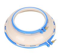 ANKROYU Embroidery Hoops Set 2 Plastic Cross Stitch Rings with Stand 25cm and 16.5cm Circle Frames for Hand Embroidery Needlework Craft Projects