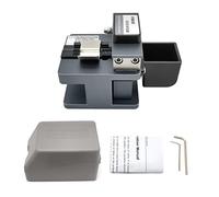 ANKROYU Fiber Optic Cleaver Professional High Precision Automatic Return Fiber Tool with Waste Storage Box for Telecom Cable Splicing Aluminum Alloy Body Kit