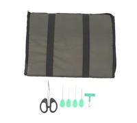 ANKROYU Fishing Unhooking Mat Kit Foldable Padded Landing Mat with Baiting Needles Knot Puller Scissors Tool Set for Freshwater Saltwater Fishing Outdoor Camping Backpacking