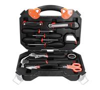 ANKROYU FIXMAN 12Pcs Professional Tool Kit Screwdriver Hammer Wrench Set for Home Repair Maintenance Durable High Carbon Steel with Storage Box BT12