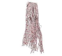 ANKROYU Foil Fringe Curtains Party Decorations Large Silver Metallic Pentagram Backdrops for Independence Day Celebrations PET Material 1xeter 5 Pack