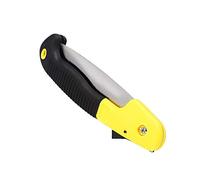 Ankroyu, Foldable Hand Saw, Made of Carbon Steel, Professional Cutting Tool for Gardening, Tree Cut, Yellow, 400 mm, 65 Manganese Steel