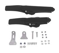 ANKROYU Folding Bike Mudguard Set Durable Aluminum Alloy PVC Rain Protection Front Rear Wheel Cover for DAHON K3 P8 D5 FNHON 412 Folding Bicycles Black 2 Pieces