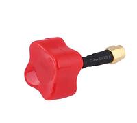 ANKROYU FPV Antenna 5.8G 2dBi LHCP Mushroom Clover Circular Polarized High Performance Lightweight Drone Accessory for Quadcopter RC Drones Red Black Orange G (Red)