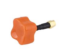 ANKROYU FPV Antenna 5.8G 2dBi LHCP Mushroom Clover Circular Polarized High Performance Lightweight Drone Accessory for Quadcopter RC Drones Red Black Orange G (Orange)