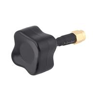 ANKROYU FPV Antenna 5.8G 2dBi LHCP Mushroom Clover Circular Polarized High Performance Lightweight Drone Accessory for Quadcopter RC Drones Red Black Orange G (Black)