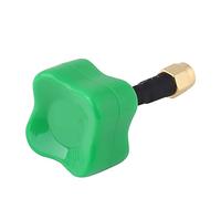 ANKROYU FPV Antenna 5.8G 2dBi LHCP Mushroom Clover Circular Polarized High Performance Lightweight Drone Accessory for Quadcopter RC Drones Red Black Orange G (Green)