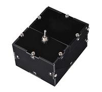 ANKROYU Funny Creative Gift Box Leave Me Alone Machine Self Turning Off Novelty Desk Gadget for Pranksters Pranks Home Decor Acrylic Black 8.7x7x5cm