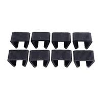 ANKROYU Furniture Clips Sofa Connectors Rattan Fasteners Outdoor Patio Clips Strong Plastic Sectional Couch Clamps for Modular Garden Sofa Set of 8 Pieces (4.3cm / 1.7in Slot 8PCS)
