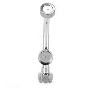 ANKROYU G1/4 Stainless Steel Dual Nozzle Fan Shaped Spray Head High Pressure Agricultural Sprayer Attachment for Garden Farm Irrigation Rustproof Durable 10cm Length
