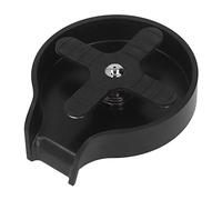 ANKROYU Glass Rinser Sink Cup Washer High Pressure Automatic Five Hole Nozzle Multi Angle Spray Wash One Hand Operation for Bar Kitchen Home ABS Stainless Steel (Black)
