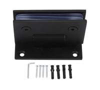 ANKROYU Glass Shower Door Hinge Heavy Duty Stainless Steel 90 Degree Frameless Hinge for 8mm to 12mm Thick Glass Doors with Complete Installation Kit