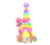 ANKROYU Gnomes Plush Colorful Cute Beautiful Soft Handmade Multi Purpose Dwarf Doll for Home Decoration Gifts Bedroom Living Room Decor Fabric PP Cotton Metal 14.2 Inches