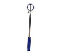 ANKROYU Golf Ball Retriever Telescopic Golf Ball Picker Stainless Steel 8 Sections Extendable Golf Ball Grabber with Non Slip Handle Spring Cage Design for Golf Course Driving Rang (Blue White)