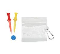 ANKROYU Golf Tee Holder Adjustable Height Plastic Golf Tees with Spirit Level for Driving Range Practice Multi Ball Trajectory Control Durable PC Material