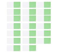ANKROYU Greeting Cards Single Color 20Pcs Set Unique Pattern Designs Blank Interior for Encouragement Inspirational Friendship Cards 20 x 8.5cm Cardboard (Green tree)