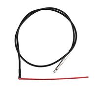 ANKROYU Guitar Piezo Pickup Transducer Professional Grade Ultra Slim 1mm Thick Bridge Pickup with 2 5mm Jack Crystal Clear Sound for Acoustic Folk Classic Guitar Black Red Silver
