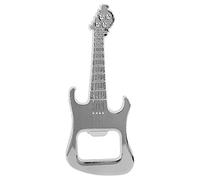 ANKROYU Guitar Shaped Bottle Opener Premium Metal Beer Wine Bottle Opener Durable Party Wedding Gift Souvenir Silver Tone 25.9g