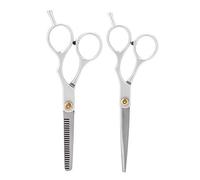 ANKROYU Hair Cutting Scissor, Professional Hair Cutting Thining Scissors Set, Barber Shear Hair Thinning Scissors, Hairdressing Scissors for Female Hairdresser or Home DIY(C)