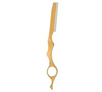 ANKROYU Hair Thinning Razor, Hair Texturizing Cutting Razor, Professional Hair Styling Thinning Texturizing Cutting Faether Razor(Gold)