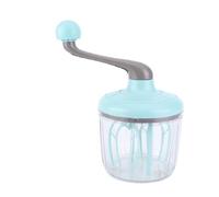ANKROYU Hand Cranked Cream Mixer Manual Egg Beater Baking Blender Kitchen Tool for Whipping Cream Egg White Milkshake ABS PET Material 1100ml Capacity 535g