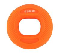 ANKROYU Hand Grip Strengthener Ring Premium Silicone Hand Strength Trainer Squeezer Ring for Finger Forearm Exercise Muscle Training Rehabilitation Therapy Home Gym Workout (Orange 50 to 60LB)