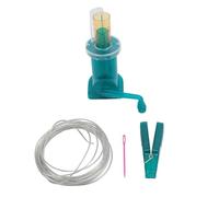 ANKROYU Hand Spool Knitter DIY Craft Tool Quick Knitting Machine Portable Weaver Knitting Device for Sweaters Hats Bracelets Stainless Steel Plastic Easy to Use Lightweight (Green)