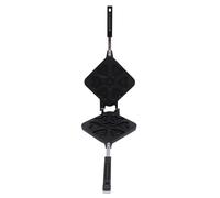 ANKROYU Heart Shape Waffle Maker Pan Non Stick Double Sided Baking Pan Breakfast Sandwich Maker Small Kitchen Appliances for Home Dorm Office Aluminum Alloy Compact Design Easy to