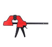 ANKROYU Heavy Duty F Clamp Woodworking Clamp Professional Carpentry Tool with High Grade Soft Rubber Chuck Quick Adjust Reverse Button Ergonomic Handle for Woodworking Gluing Splic (15.2cm/6in)