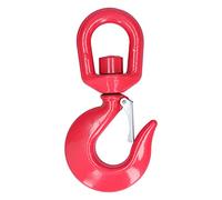ANKROYU Heavy Duty Rotating Crane Hook 7 Ton Capacity 28 Ton Break Force Alloy Steel Construction Style Lifting Hoist for Industrial Construction and Port Operations