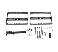 ANKROYU Heavy Duty Satellite Roof Mount Bracket Alloy Steel 360 Degree Rotation 160 Degree Tilt Adjustable No Drill Installation Kit for Gen 3 Antenna Outdoor Use