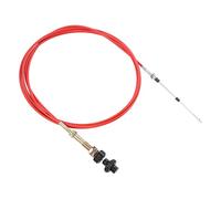 ANKROYU Heavy Duty Throttle Control Cable Button Accelerator Assembly with Stainless Steel Connector and Durable PU Material 5.56 Meter for Excavator and Mixer Truck