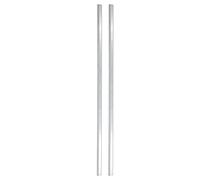 ANKROYU Hexagonal Shaft Aluminum High Hardness Wear Resistant Hex Shaft Rod Drive Shaft Accessories for Lathe Equipment and Robot Parts 12mm Diameter 2 Pcs (4104-0012-0624)