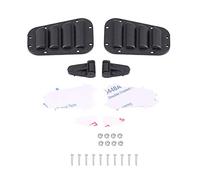 ANKROYU High Performance Plastic Intake Grille Engine Cover Upgrade for 1/10 Scale RC Cars Durable Authentic Black Accessory Enhances Realism Easy Install RC Car Parts